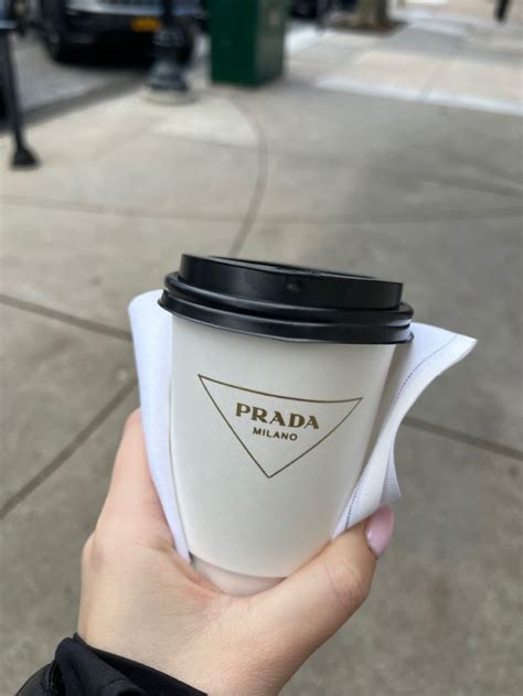 prada coffee cups|Prada coffee shop.